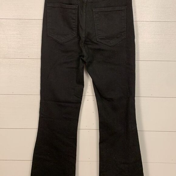 Rag & Bone Modele black bootcut wide leg stretch jeans size 25 - Picture 7 of 12